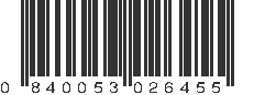 UPC 840053026455