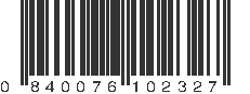 UPC 840076102327