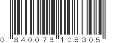 UPC 840076108305