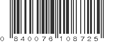 UPC 840076108725