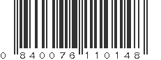 UPC 840076110148