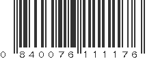 UPC 840076111176