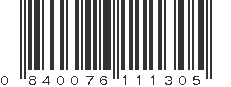 UPC 840076111305