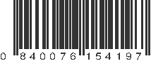 UPC 840076154197