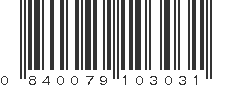 UPC 840079103031