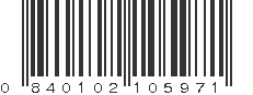 UPC 840102105971