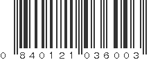 UPC 840121036003