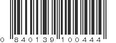 UPC 840139100444