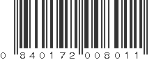 UPC 840172008011