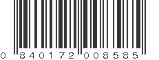 UPC 840172008585