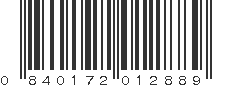 UPC 840172012889