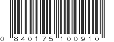 UPC 840175100910