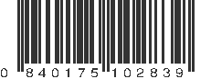 UPC 840175102839