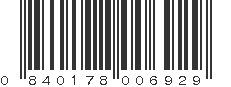 UPC 840178006929