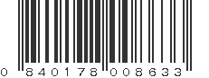 UPC 840178008633