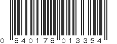 UPC 840178013354
