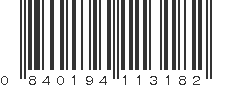 UPC 840194113182