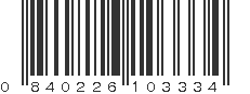 UPC 840226103334