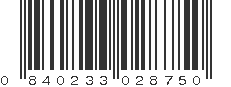 UPC 840233028750