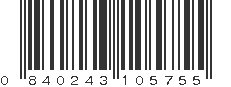 UPC 840243105755