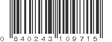 UPC 840243109715