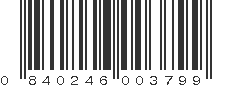 UPC 840246003799