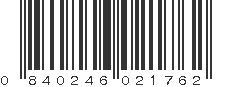 UPC 840246021762