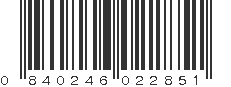 UPC 840246022851