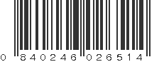 UPC 840246026514