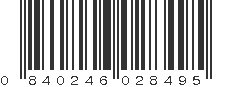 UPC 840246028495