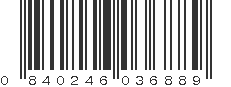 UPC 840246036889