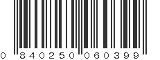 UPC 840250060399