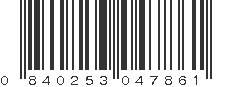 UPC 840253047861