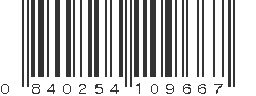 UPC 840254109667