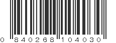 UPC 840268104030