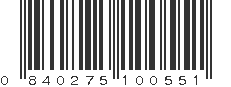 UPC 840275100551