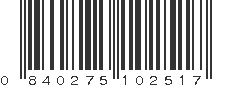 UPC 840275102517