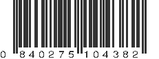 UPC 840275104382