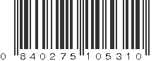 UPC 840275105310