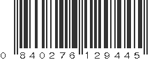 UPC 840276129445