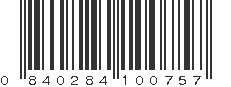 UPC 840284100757