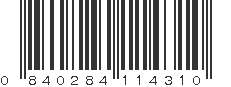 UPC 840284114310