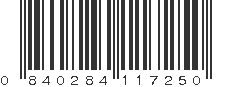 UPC 840284117250