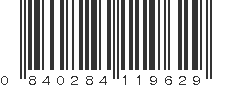 UPC 840284119629