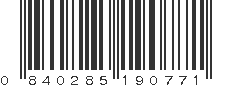 UPC 840285190771