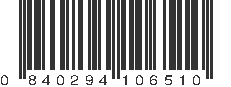 UPC 840294106510