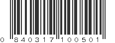 UPC 840317100501