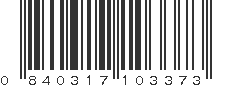 UPC 840317103373