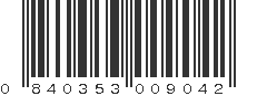 UPC 840353009042