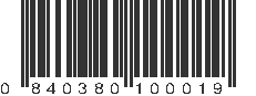 UPC 840380100019